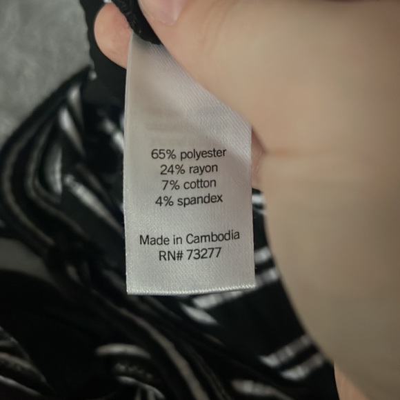 Striped Mudd Crop Tank, Neck Tie - Picture 5 of 5